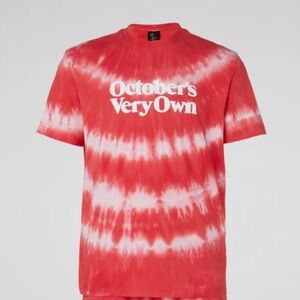 OVO October’s Very Own Red Tie-Dye Shirt